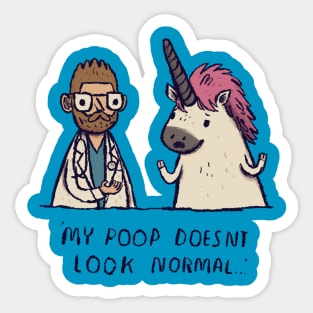 unicorn poop Sticker